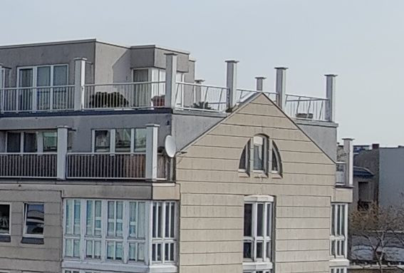 Die gleiche Vergrößerung beim Oneplus 9 Pro - das Bild ist merklich schärfer, was am verwendeten Sony-Sensor liegt. (Bild: Tobias Költzsch/Golem.de)